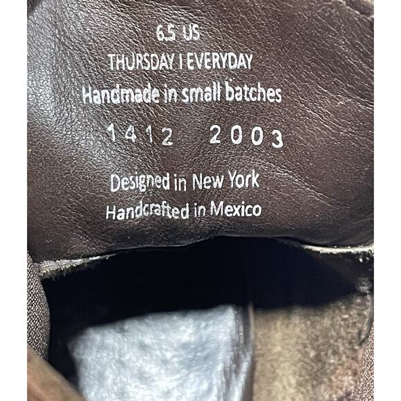 Thursday Boot Company Chelsea Boots Size 6.5 Women’s Brown Leather Outdoor Wear - Picture 9 of 9
